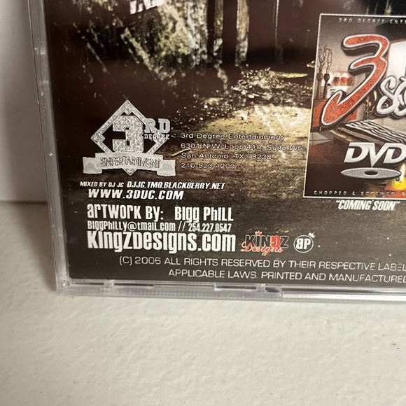 3rd Degree  DJ JG Presents Welcome 2 Tha South Vol. 3 CD San Antonio TX New Rare - Picture 5 of 10